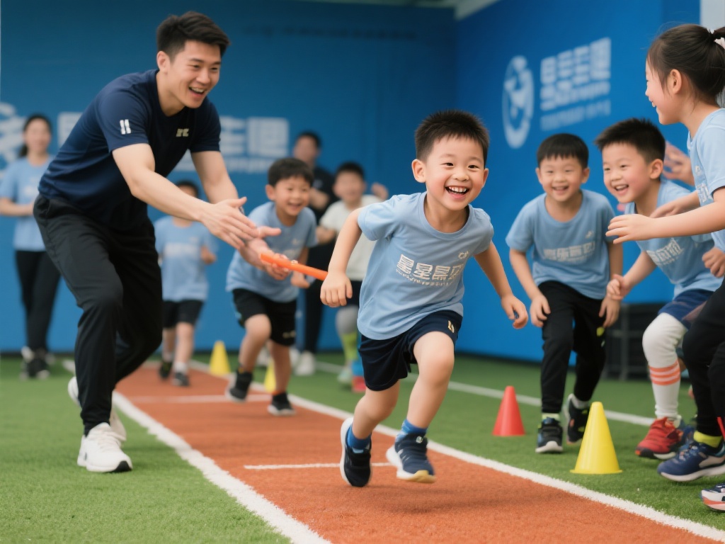 以小明为例，他是一个内向且体能较弱的6岁男孩，最初